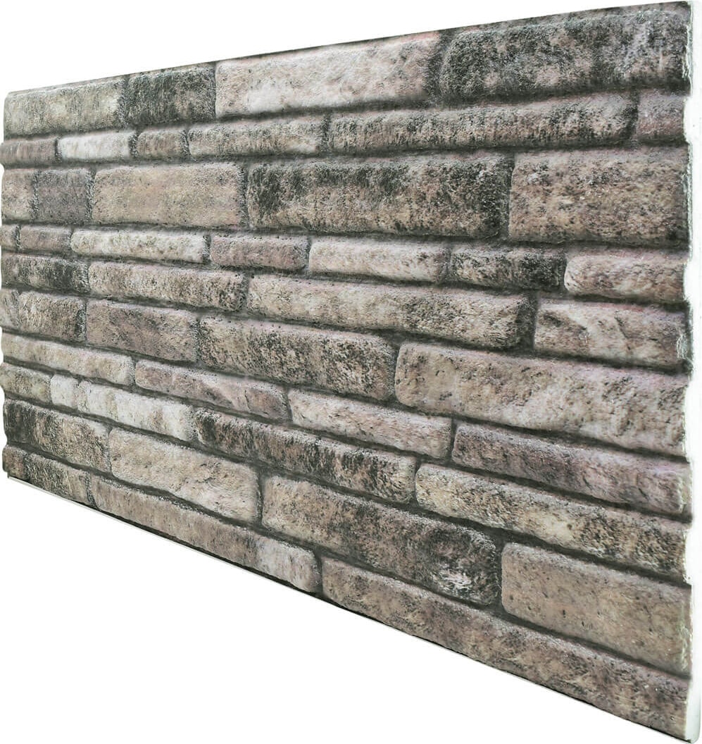 5 Adet (2,5m2) Kesme Taş Desenli 3 Boyutlu Renkli Strafor Köpük Duvar Kaplama Paneli (KS-415)