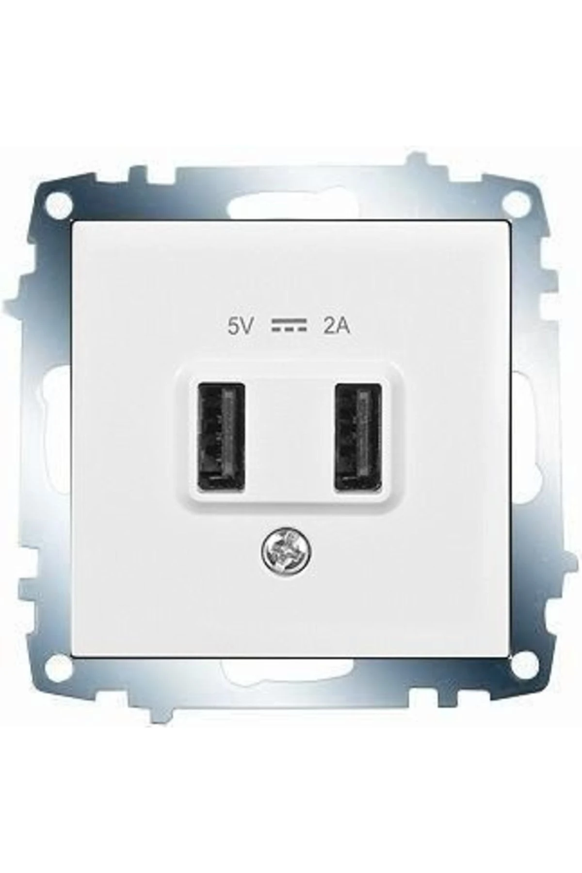 Beyaz Usb Şarj Prizi 5v 2a Çerçevesiz - 90967101