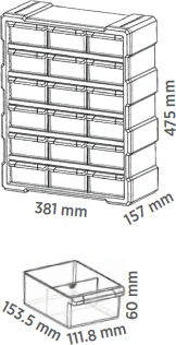 Dy Monoblok Çekmece Seti RCA6002