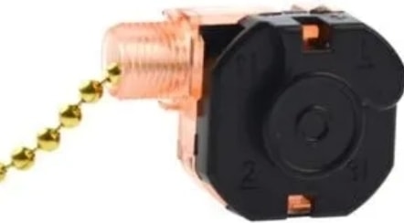 Zincirli Tavan Vantilatörü Hız Anahtarı 0-1-2-3