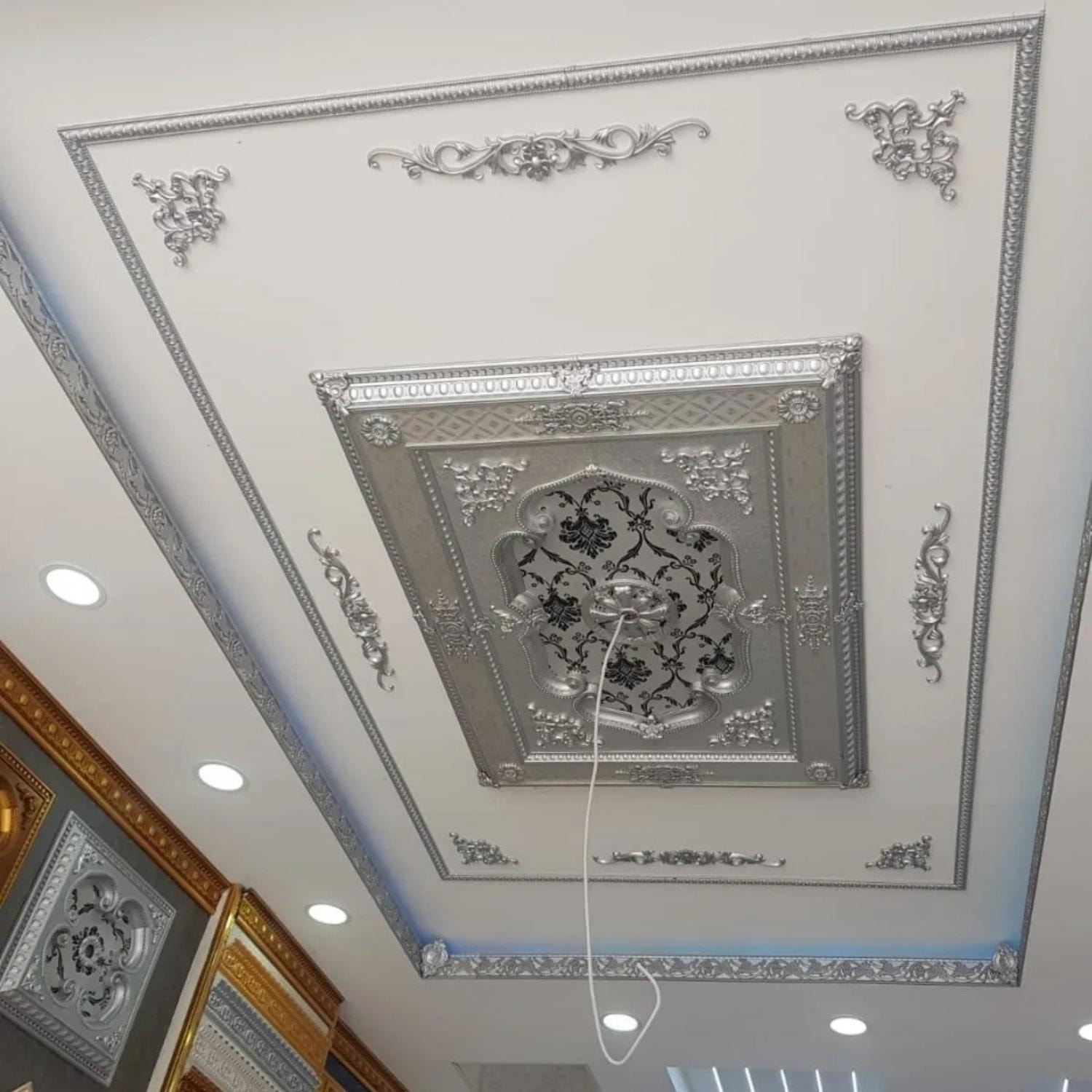 Boyanabilir Desenli Birbirine Geçmeli Duvar Çıtası 4 cm 4 x 100 Cm