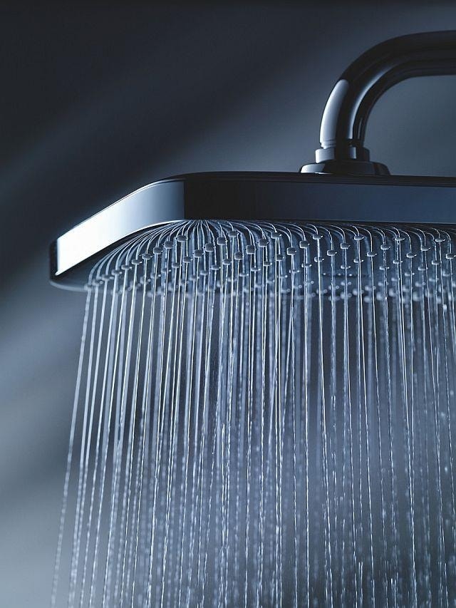 Tempesta System 250 Kare Duvara Monte Duş Sistemi, Yön Değiştiricili, Krom-Beyaz 26694000