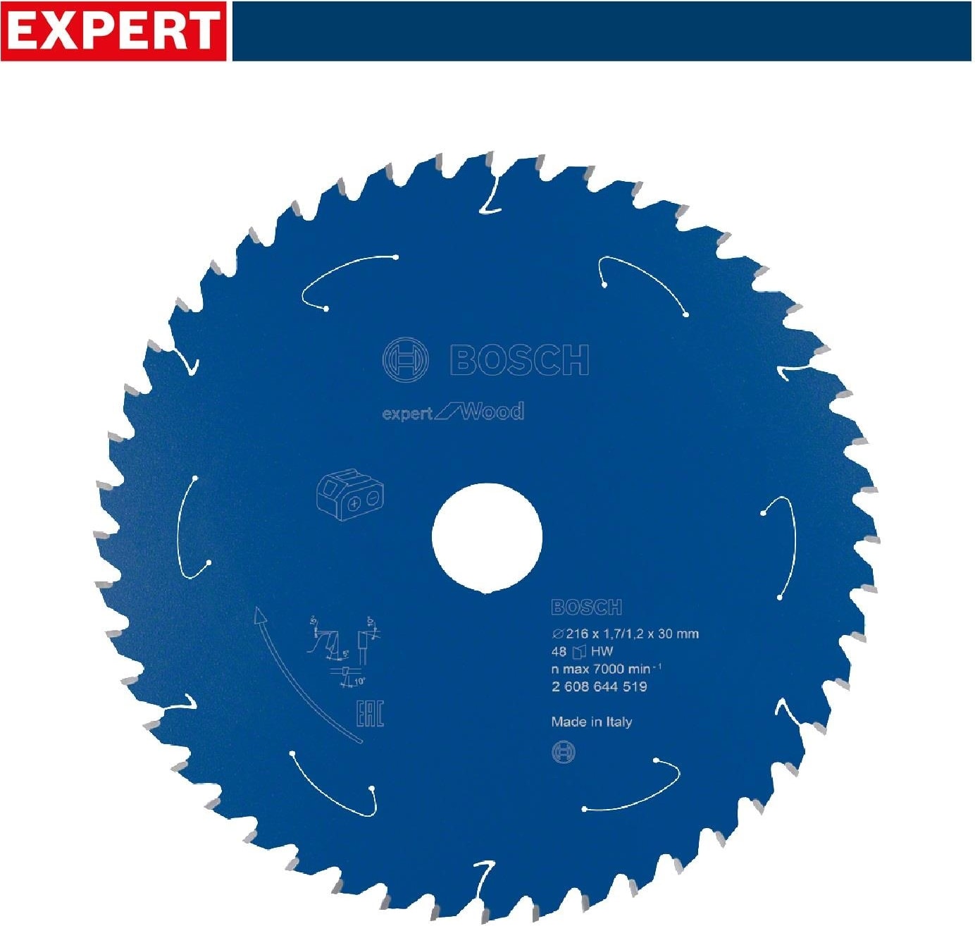BOSCH Expert 216X30 mm 48 Diş Ahşap Daire Testere 2608644519