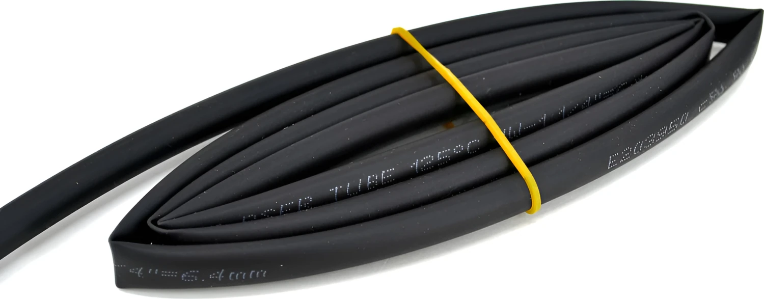 1 Metre 9,5 mm Siyah Isı Ile Daralan Makaron Kablo İzolasyon