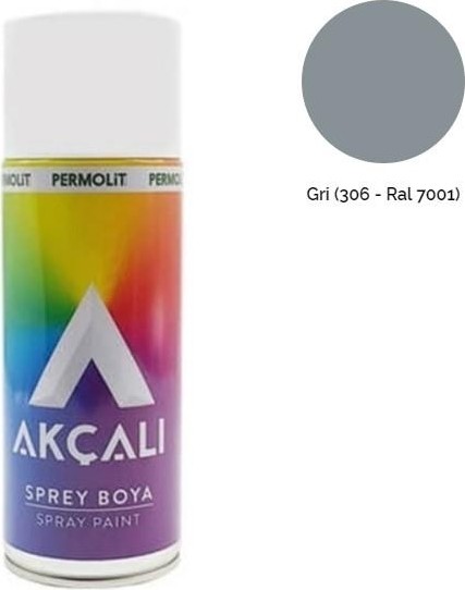 Sprey Boya 306 Gri Ral 7001 400 Ml.