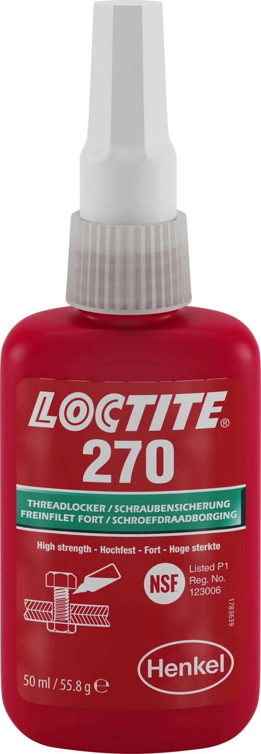 Loctıte 270 50 Ml Vida Gevşemezlik Ürünü- Yüksek Mukavemetli. Kalıcı Kilitleme