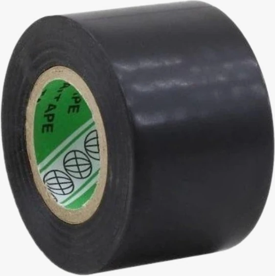 Pvc Isı Yalıtım Eklektrik Izolasyon Bandı 50 mm x 25 Yrd Siyah
