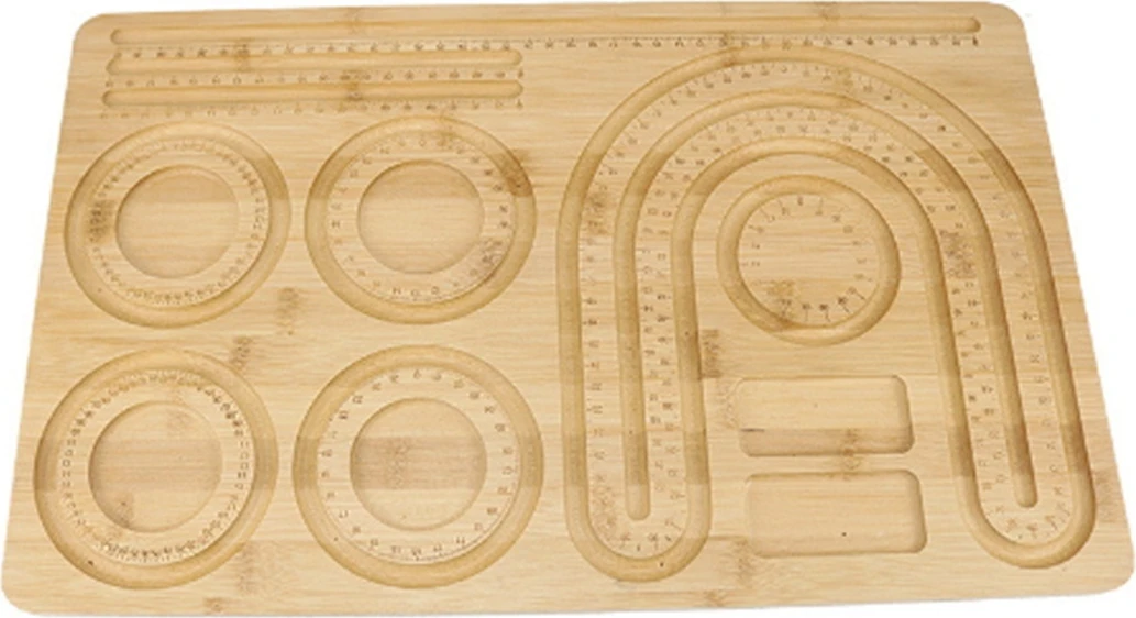 Takı Yapımı Için Boncuk Tahtası, Boncuk Tasarım Tahtası Bilezik ve Kolyeler Için Ahşap Boncuk Tahtası Boncuk Paspas Tepsileri (Yurt Dışından)