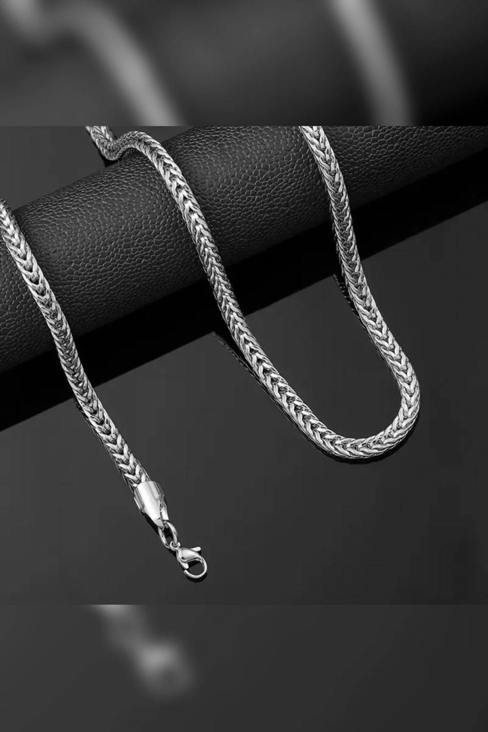 Tilki Kuyruğu Çelik Erkek Kolye