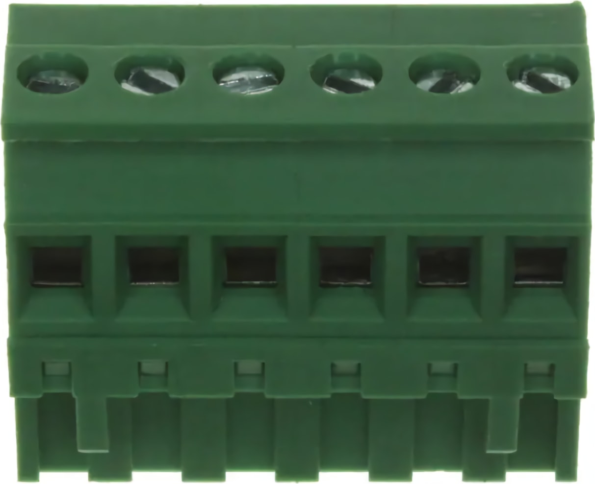 10 Adet Würth 691352510006 Terminal Klemens Fişi | 6 Pozisyonlu | 5.08mm Adım | 15A 300V | Endüstriyel Bağlantı Elemanı