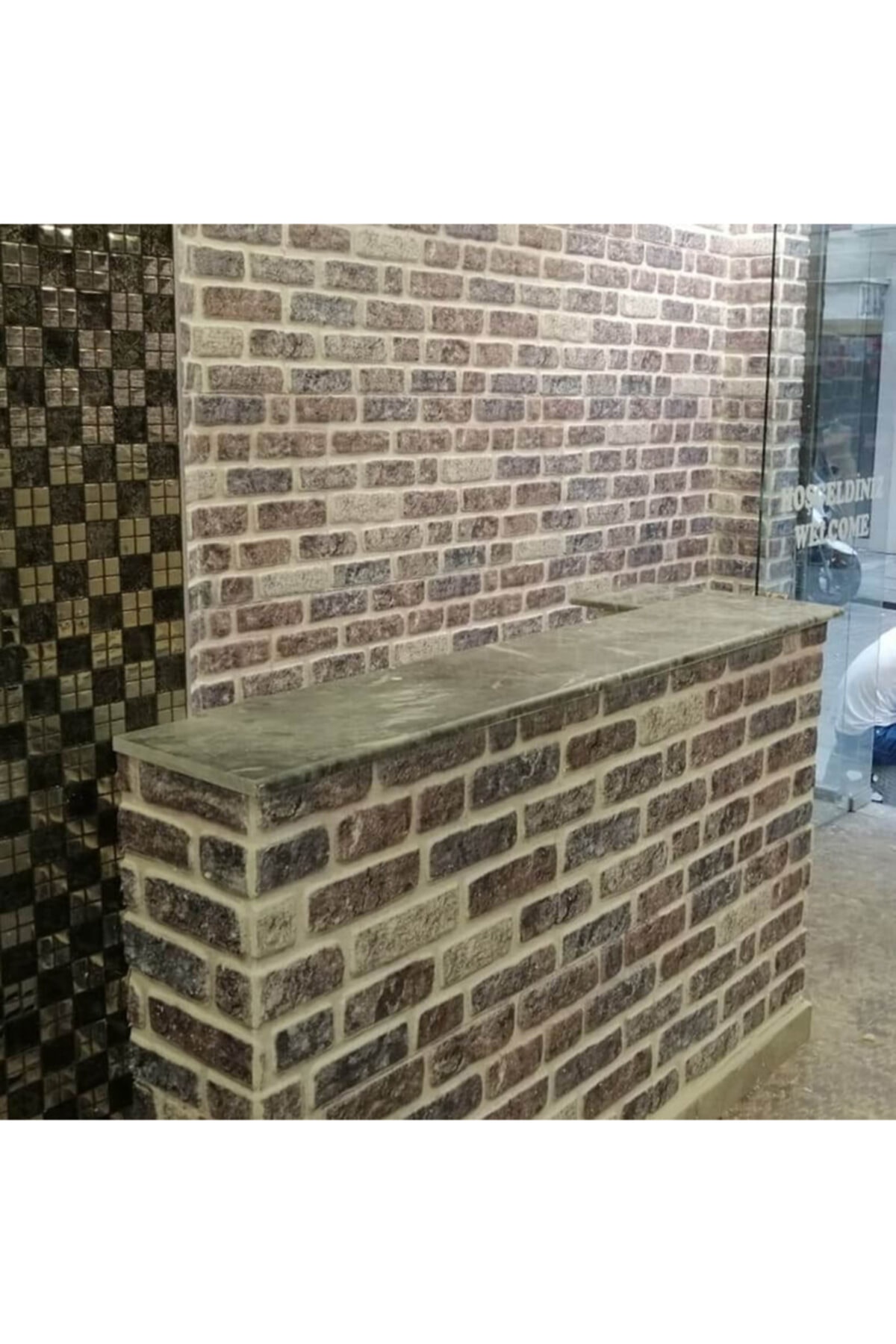 5 Adet X Tuğla Desenli 3 Boyutlu Renkli Strafor Köpük Duvar Kaplama Paneli (br-544)