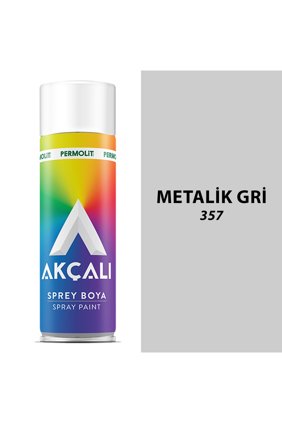 Metalik Gri 357 Sprey Boya 400 ml