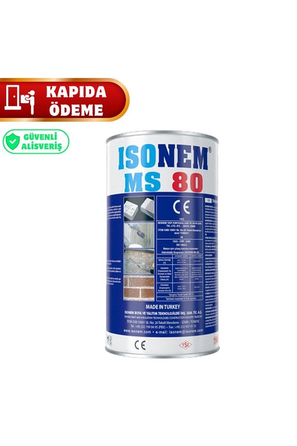 Ms 80 Dış Cephe Şeffaf Su Yalıtımı 3,5 L