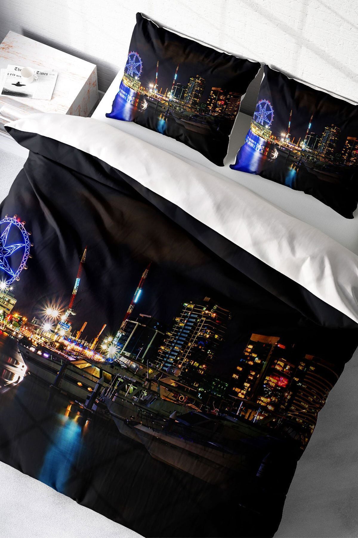 Harbor Night Modern Çift Kişilik Nevresim Takımı
