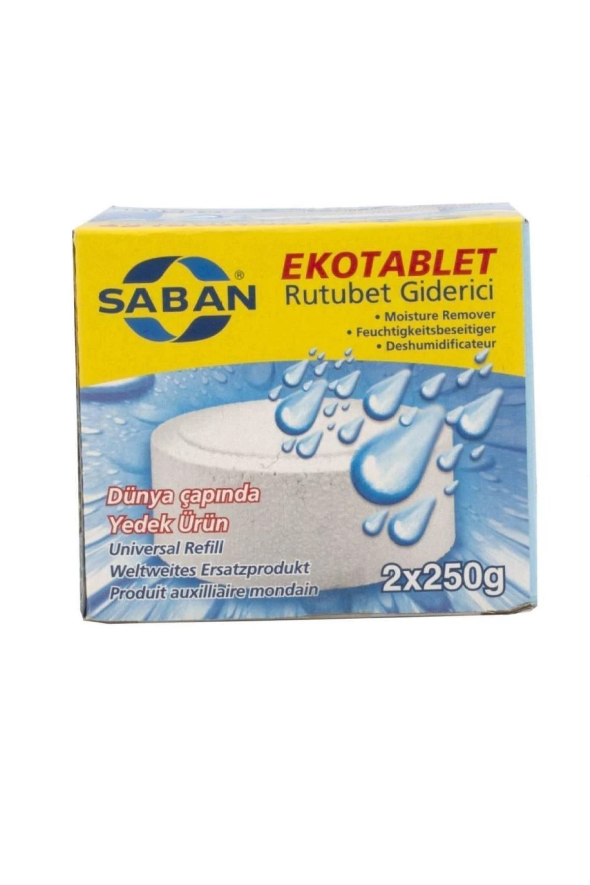 2x250 gram Natural Rutubet Giderici Ve Nem Alıcı Yedek Tablet