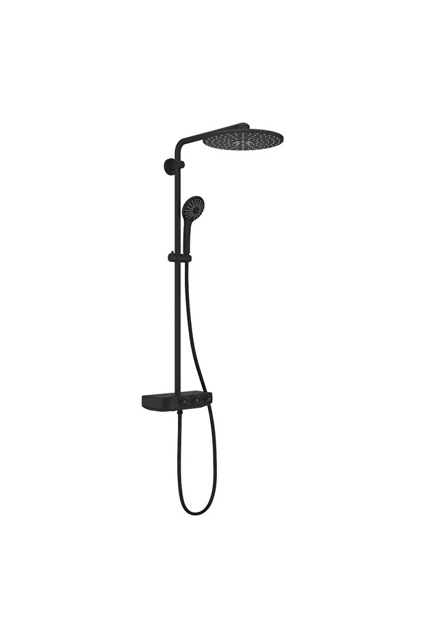 Euphoria Smartcontrol System 310 Duo Duvara Monte Termostatik Bataryalı Duş Sistemi Phantom Bl