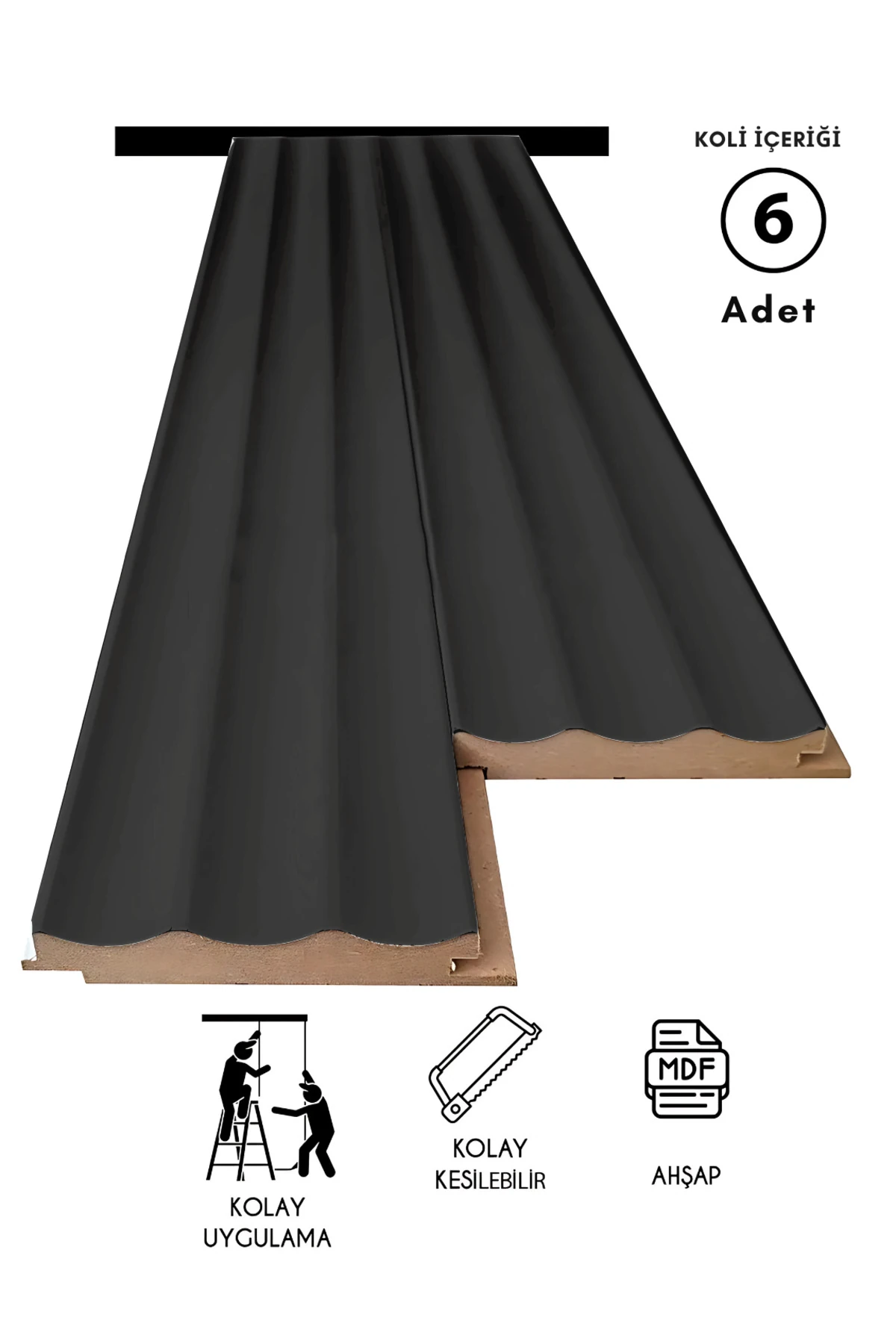 Mdf Tavan Ve Duvar Lambri 14x280 cm ( 6 Adet )