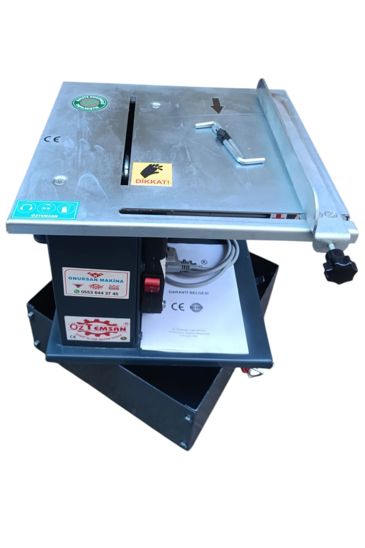 Tozsuz Laminat Parke Kesme Makinesi Düz Kesim 1.5hp 250lik (TESTERESİZ)Özel Üretim