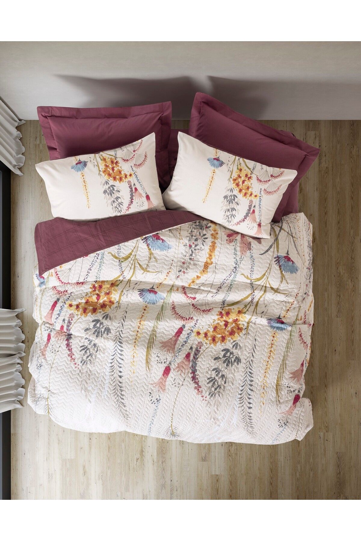 Tek Kişilik Complete Set Flos Bordo