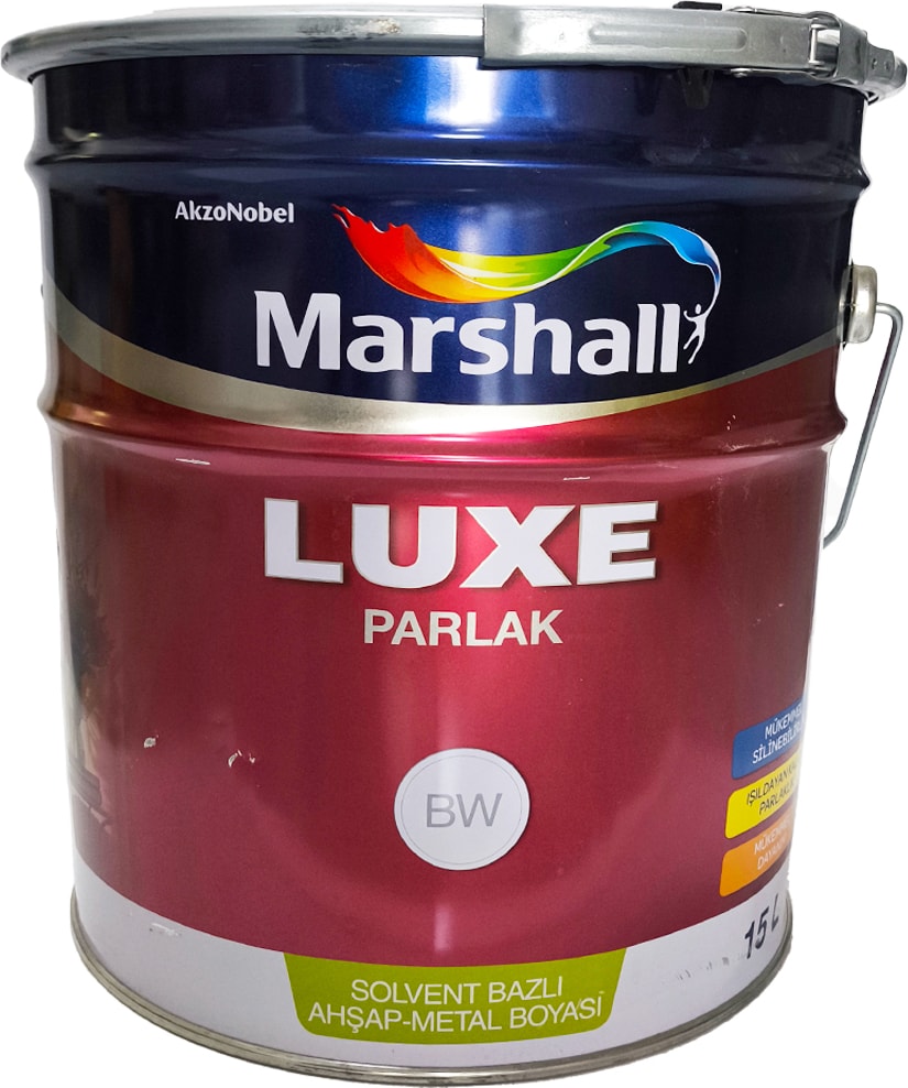 Luxe Parlak Sentetik Yağlı Boya 15 Lt Ral 9003 Kırık Beyaz