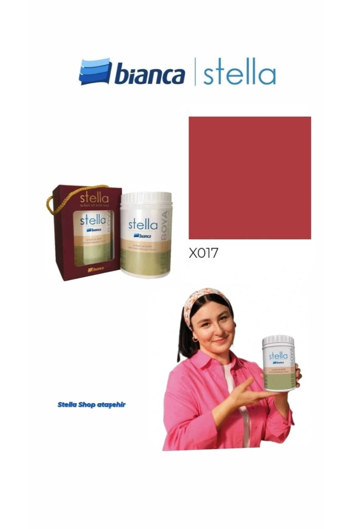 Stella Su Bazlı Saf Akrilik Boya 500ml - X017