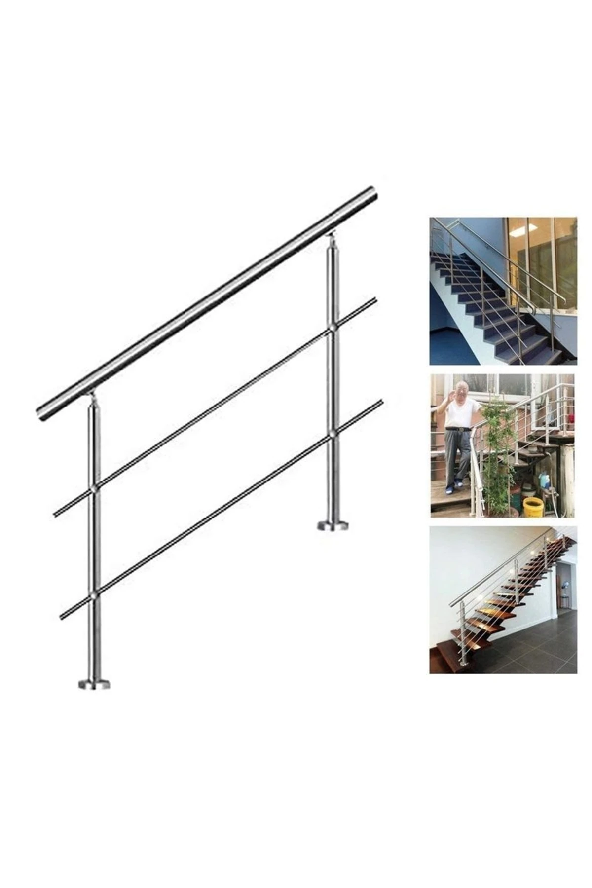 Küpeşte Merdiven Korkuluk Merdiven Duvar Tutamak (150 Cm)