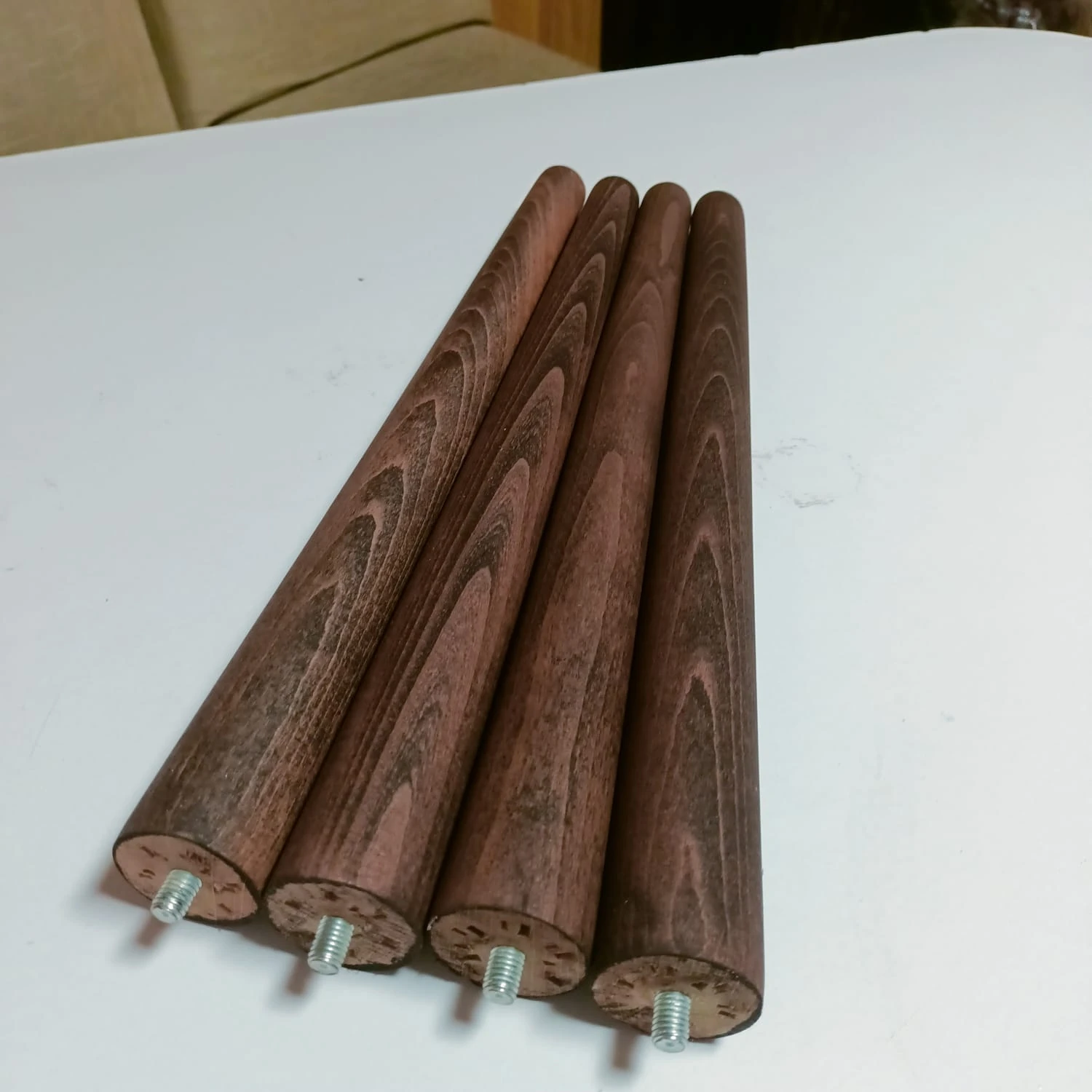 50CM 4'lük Masa Sehpa Ayağı Meşe Görünümlü