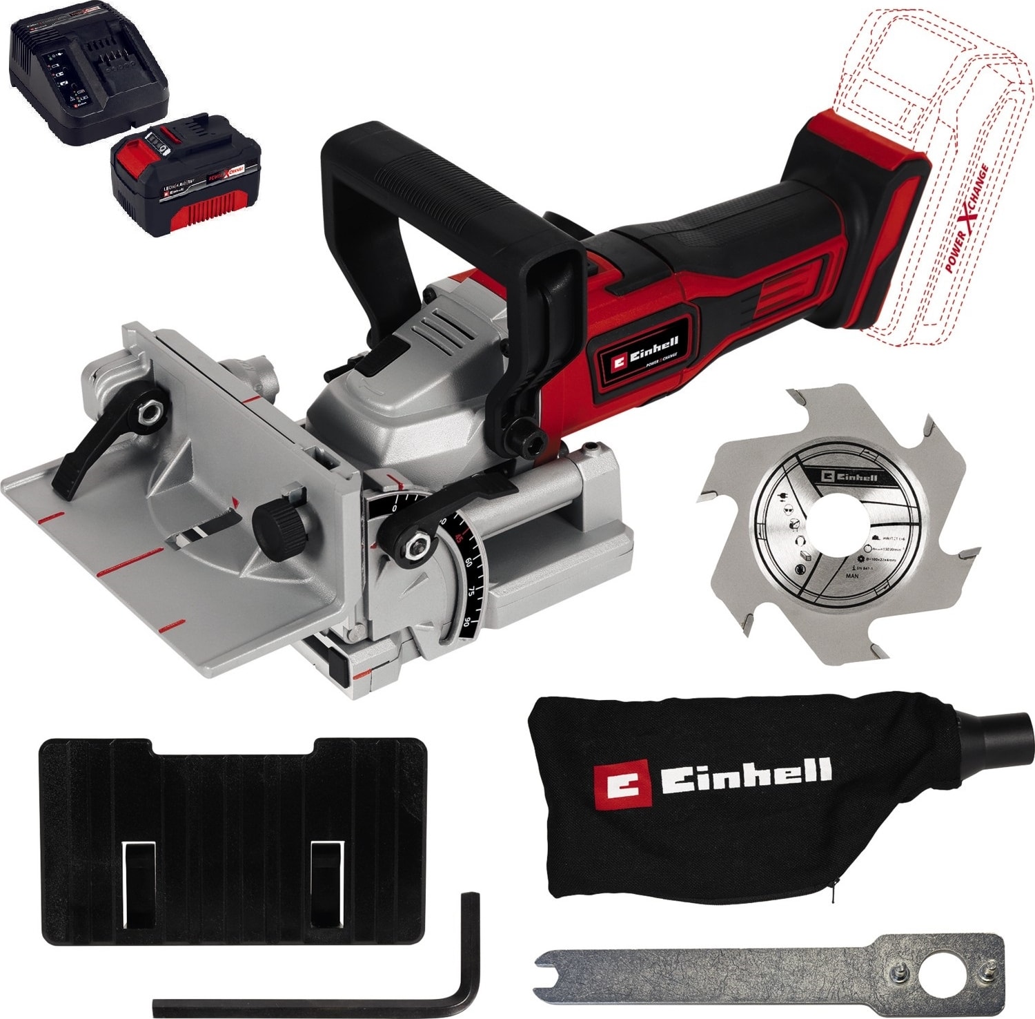 Te-Bj 18 Li Akülü Yassı Dübel Frezesi (1x4,0 Ah Starter Kit)