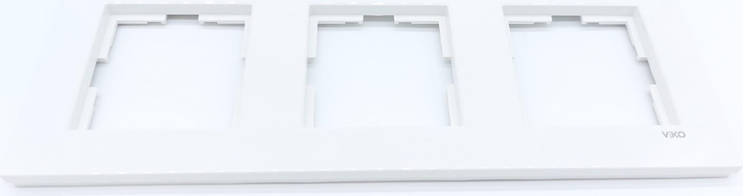 Karre Üçlü Çerçeve Beyaz