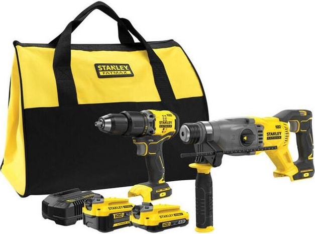 SFMCK216MDS 18V Fatmax V20 Kömürsüz Darbeli Matkap ve Sds-Plus Kırıcı (1x4.0 Ah), (1x2.0 Ah)
