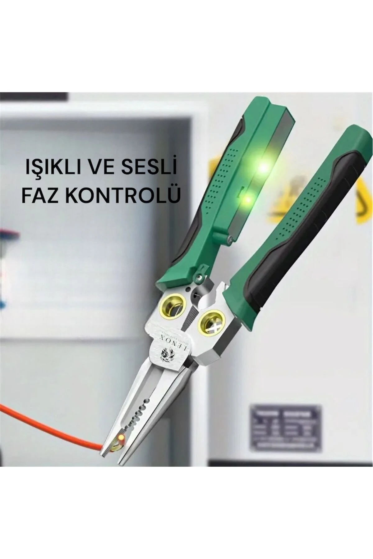 ÇOK AMAÇLI 8 FONKSİYONLU ELEKTRİKÇİ KABLO SOYMA PENSESİ