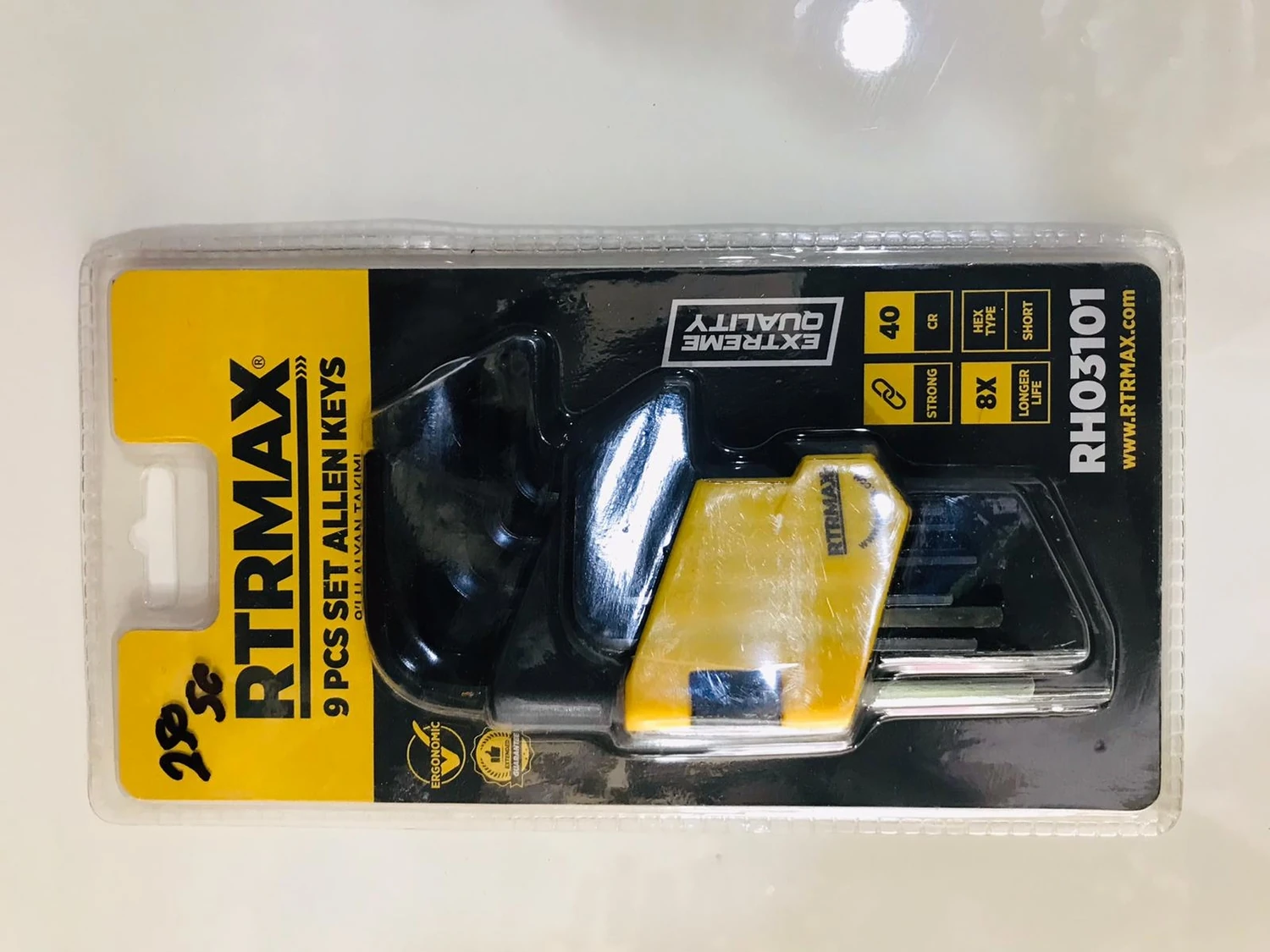 9 Parça Allen Anahtar