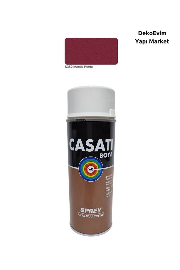 Sprey Boya S352 Metalik Pembe 400 Ml.