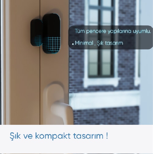 Akıllı Kapı ve Pencere Sensörü Wi-Fi Kontrollü ve Anlık Bildirimli