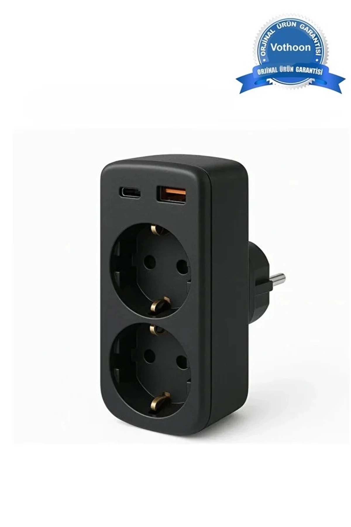 Çoklu Priz Yüksek Gerilim Korumalı 2’li Priz 1xusb 1xtype-c Çıkışlı Grup Priz Çoğaltıcı ( Lisinya )