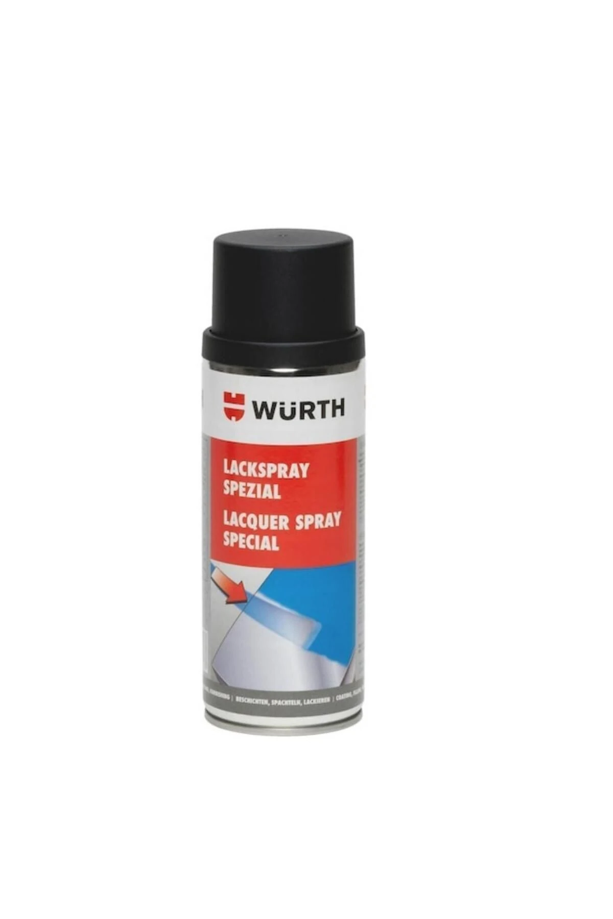 WÜRTH SICAKLIĞA DAYANIKLI SPREY BOYA SİYAH MAT