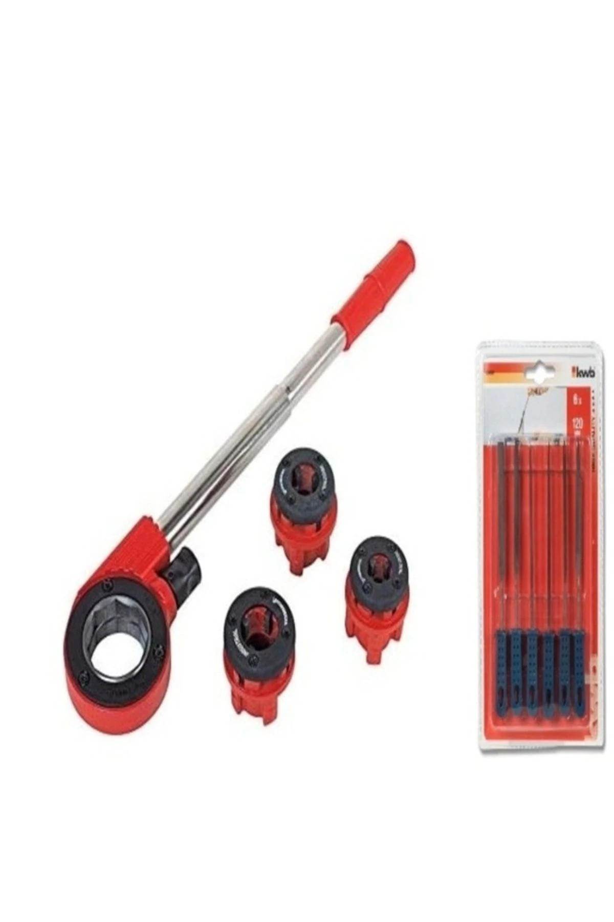 Unimax Boru Diş Açma Paftası 3 Lü Set 1-1/2-3/4 Inç Kwb Mini Eğ Tk Dahil