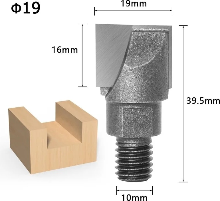 NO.44853 Tarzı 10MM Shank Tungsten Iplik Değirmenleri C Alt Temizleme Yönlendirici Bit Ağaç Işleme Freze Kesicisi Aletler Kapı Kilidi Planya Kesici (Yurt Dışından)