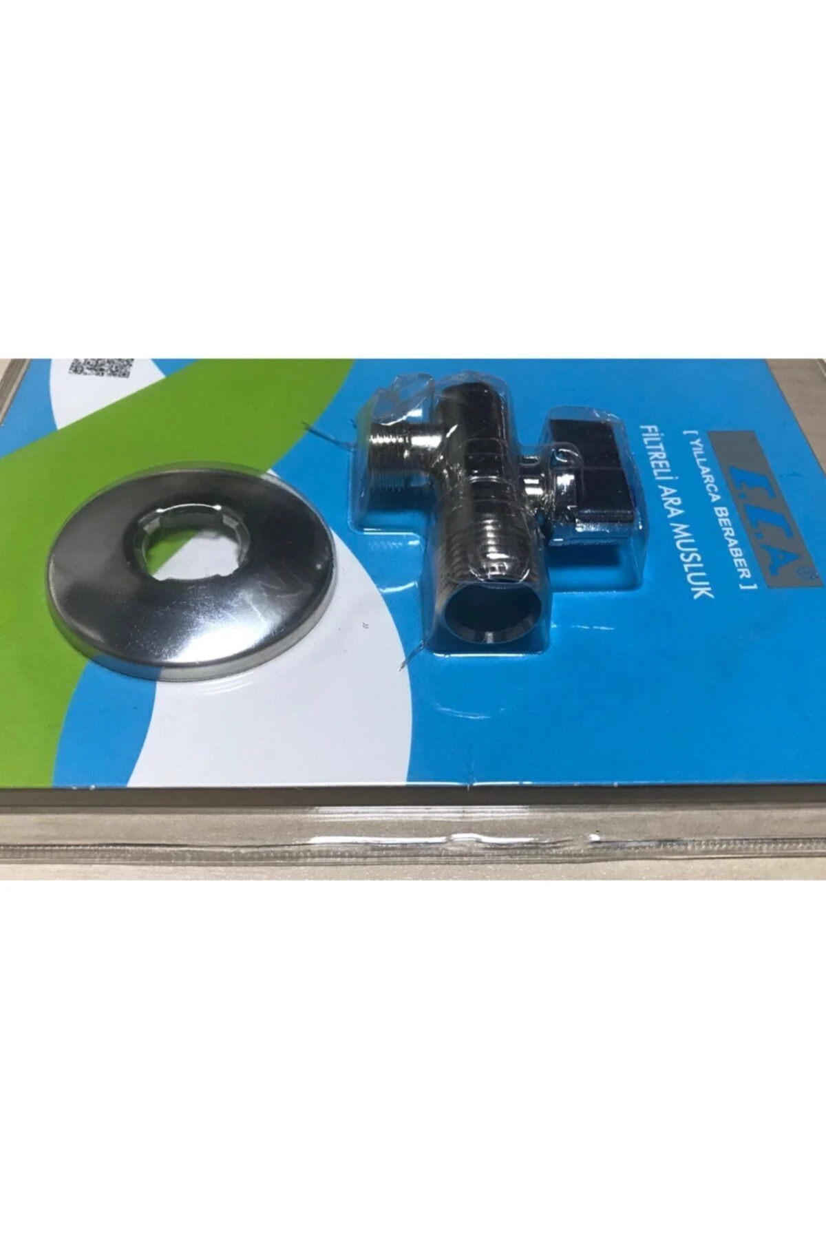 1/2'' Filtreli Ara Musluk Rozetli-parlak Krom Başlıkı