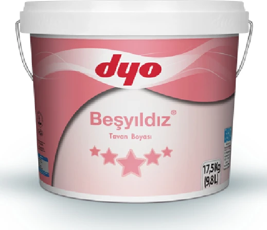 Beşyıldız Tavan Boyası 0001 Beyaz 3.5 kg
