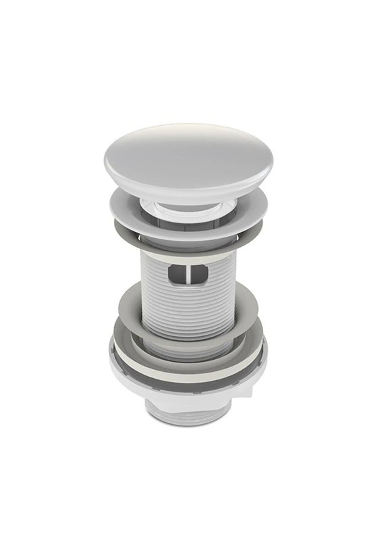 İzyapı Taşma Delikli Seramik Aç Kapa Körüklü Lavabo Sifonu