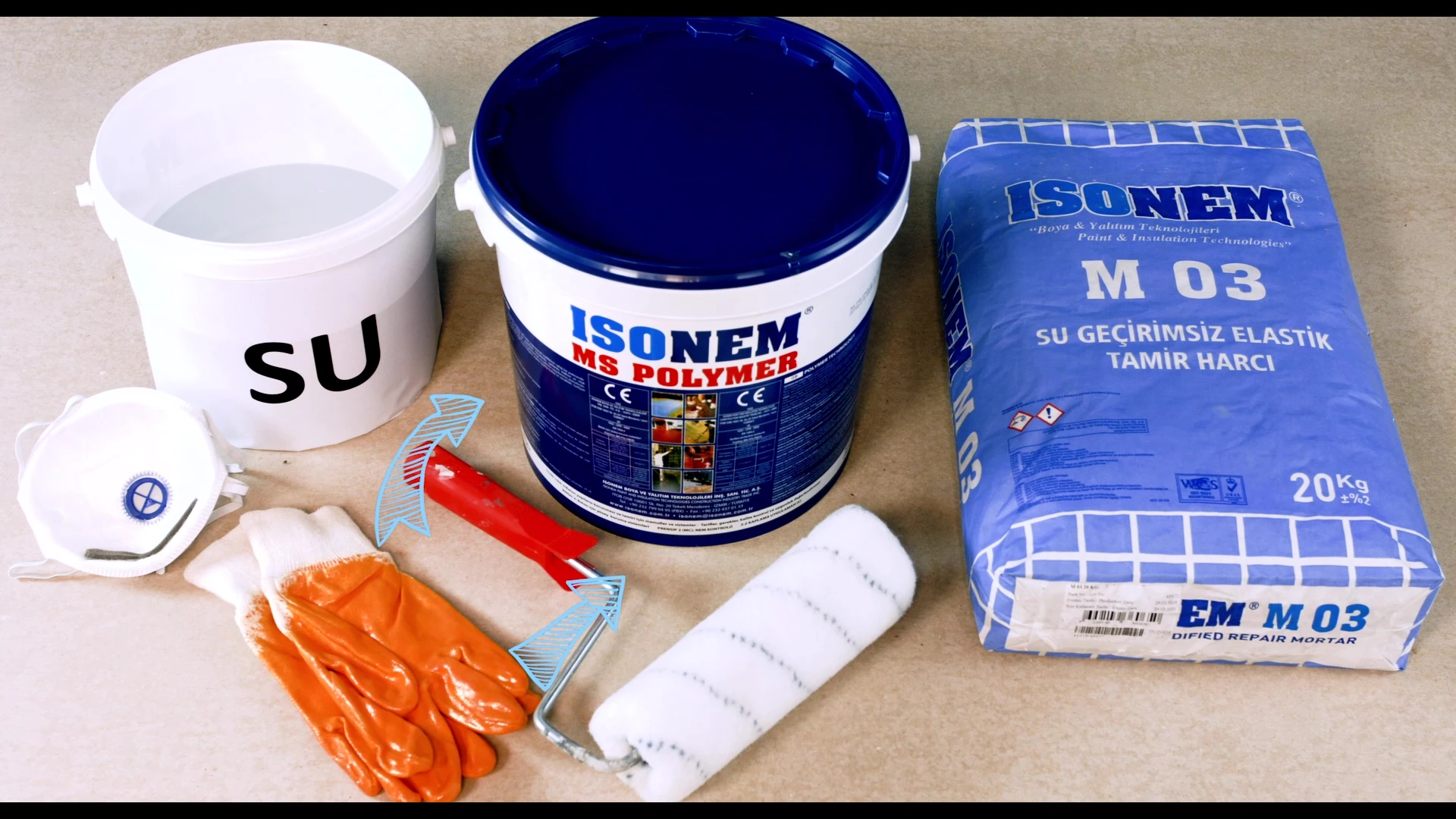 Ms Polymer Şeffaf Teras, Çatı Ve Balkonlarınız Için Su Yalıtımı - %300 Elastik Su Yalıtımı - 10 Kg -