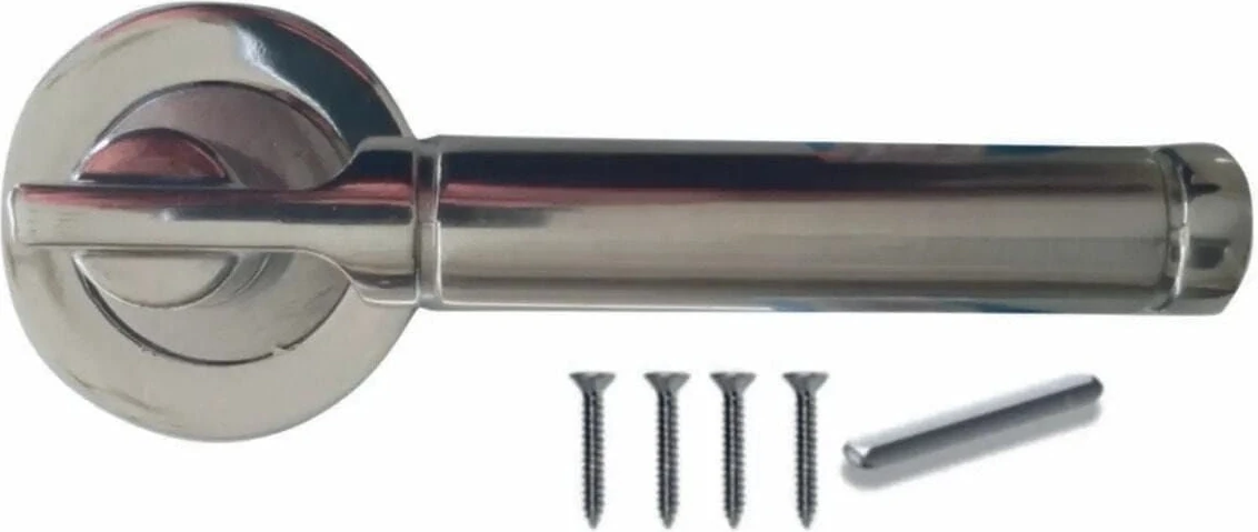 Şık Nikel Saten Çelik Kapı Kolu, Sağ, 1 Adet