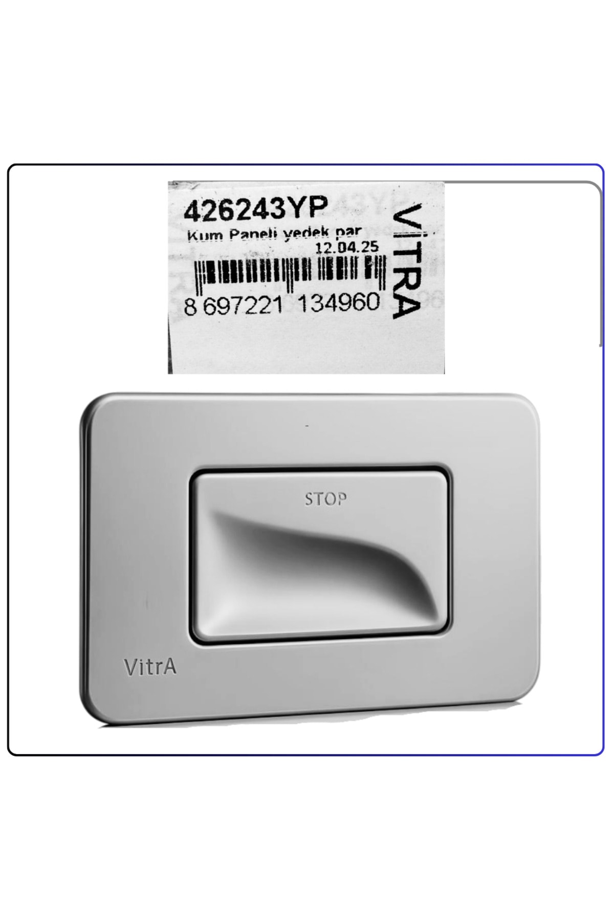 426243YP Kumanda Paneli Mat Krom (790-5085 Ön Kısım)