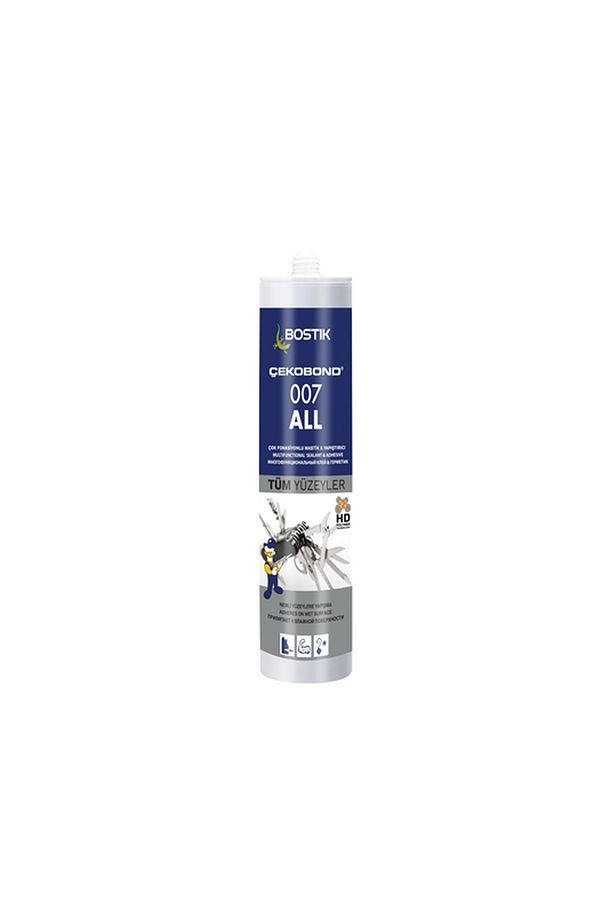 Bostik Çekobond 007 All 290 ml Siyah Çok Fonksiyonlu Hibrit Mastik ve Yapıştırıcı