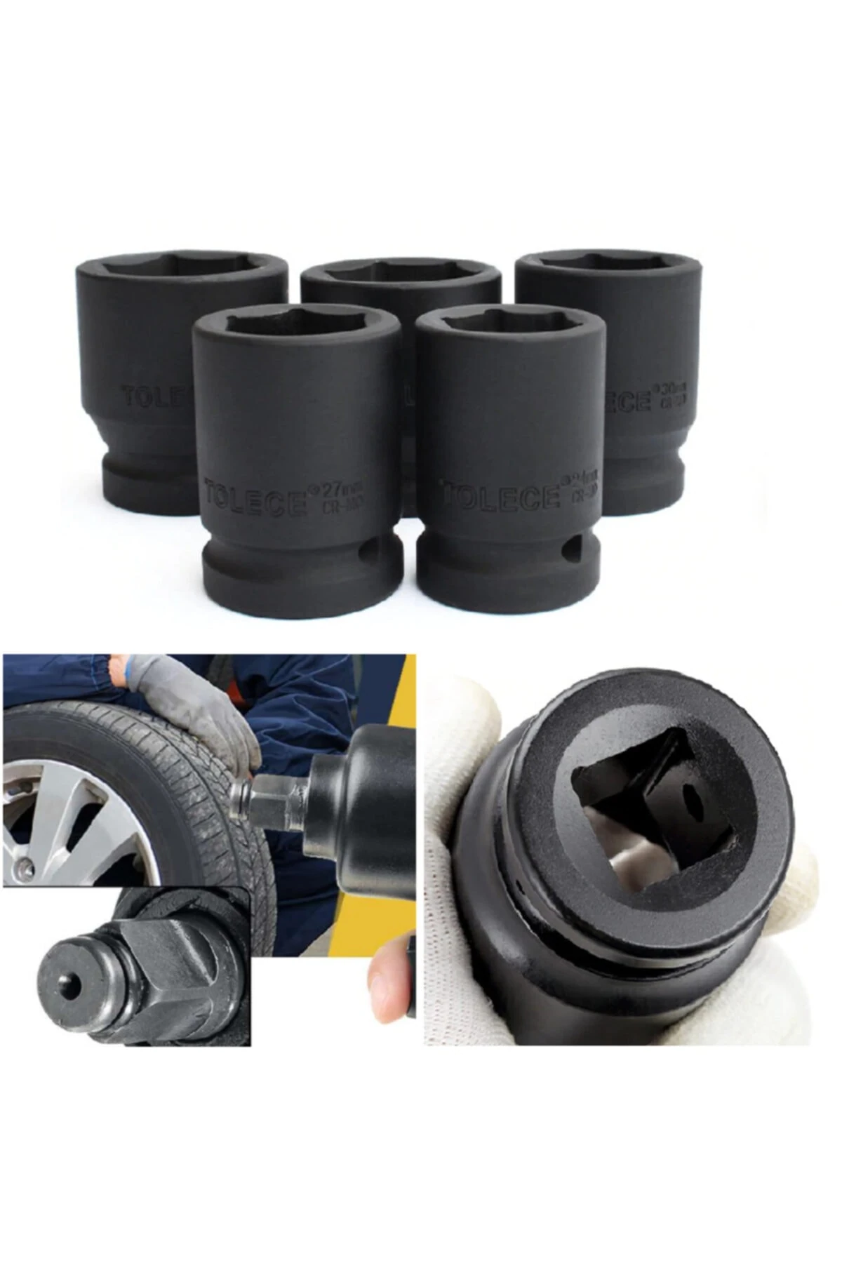 1'' Altı Köşe 33 Mm Havalı Lokma