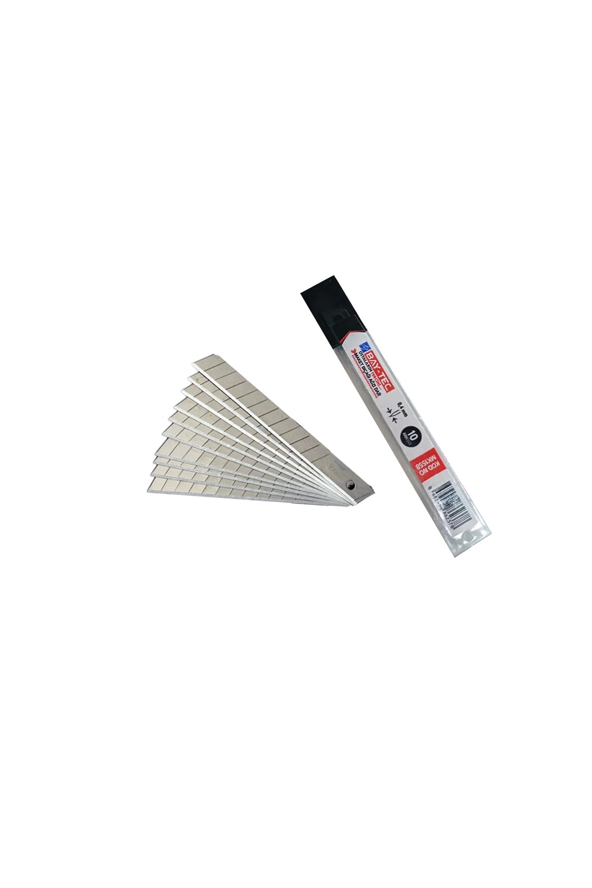 Yedek Maket Bıçağı Ağzı Dar 0.4x9mm MK1558 1 Paket