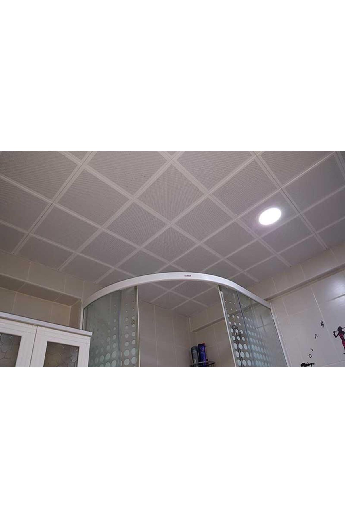 30x30 Clip-in Metal Asma Tavan Tam Takım Alüminyum Sistemi 4 M2