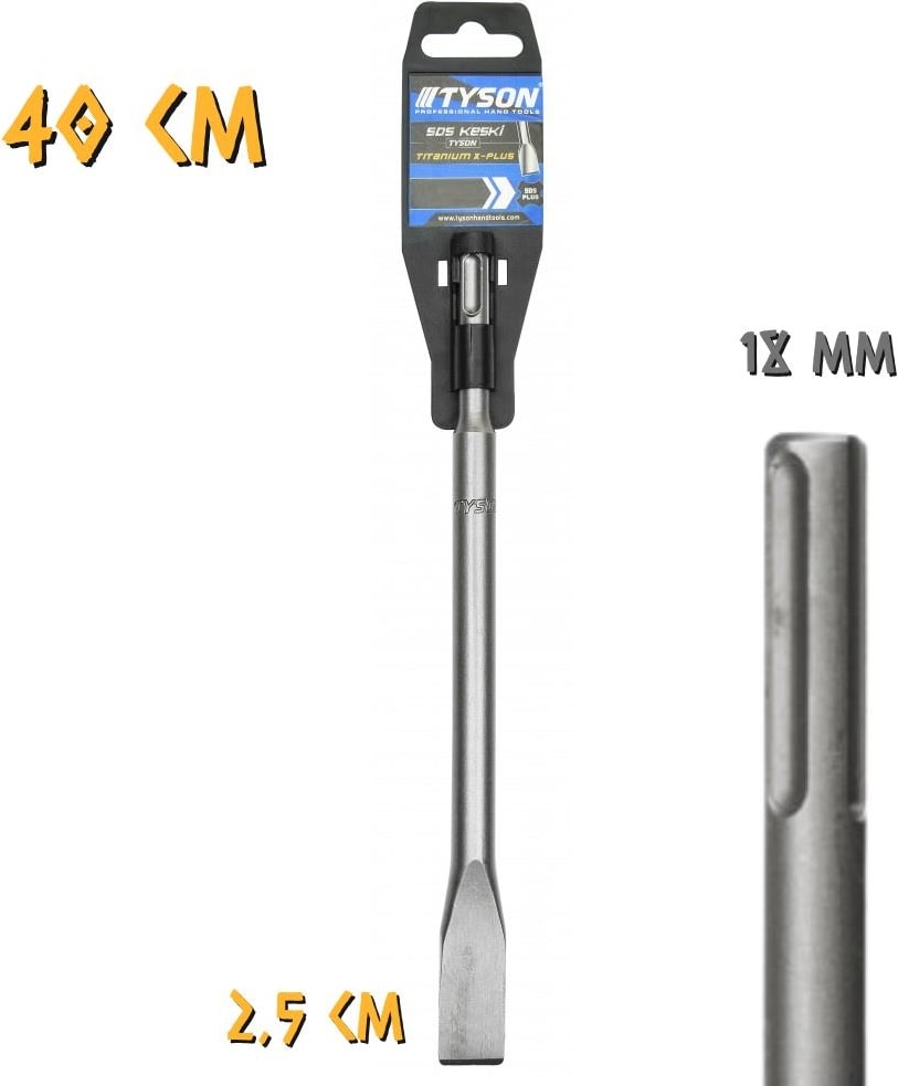 Kupa Tyson Sds Max Keski - 18X400X25 Mm.