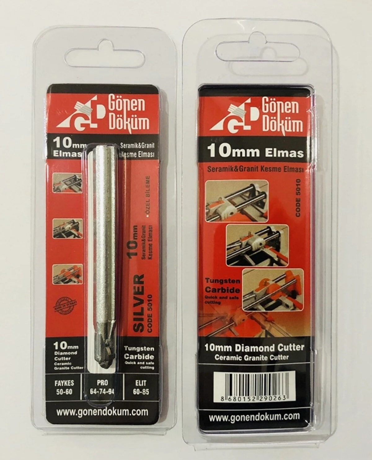 Döküm Seramik Kesme Makinesi Yedek Elması 10mm 5010